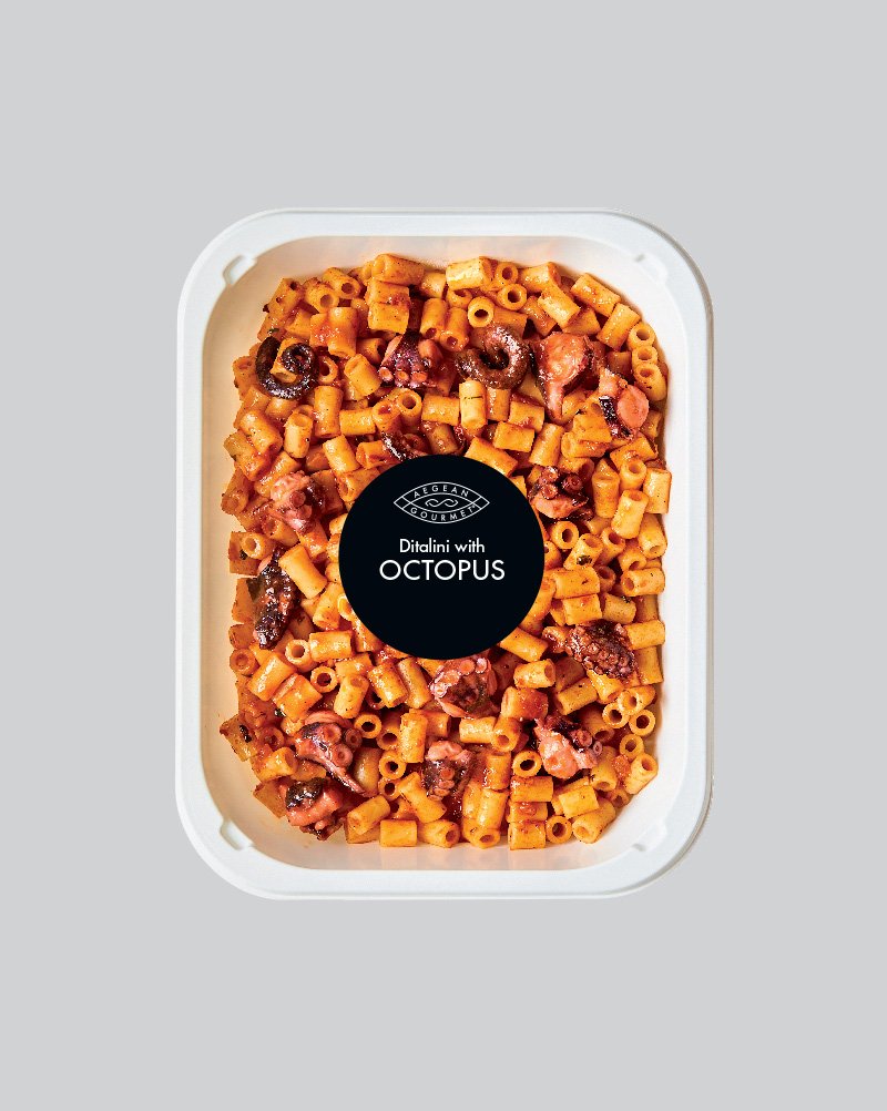 Ditalini with Octopus