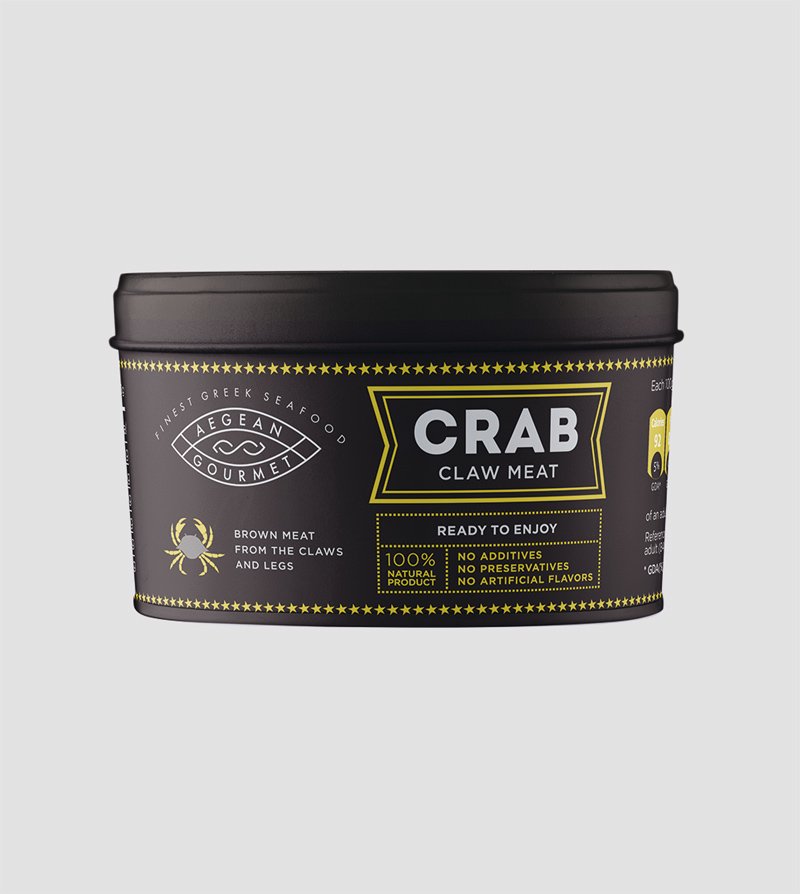 Ψίχα από τις δαγκάνες και τα πόδια του καβουριού