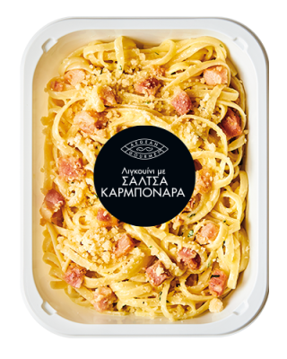 Λιγκουίνι με σάλτσα καρμπονάρα